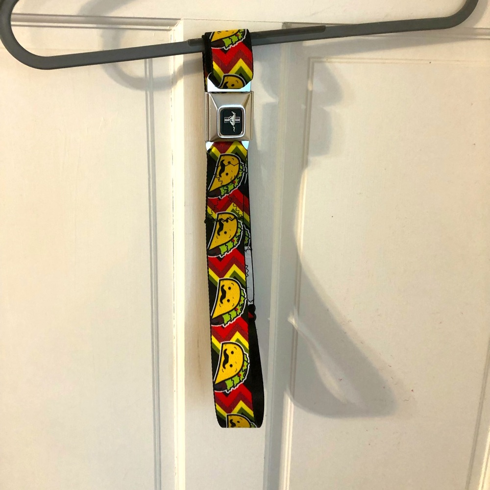 Buckle Down Taco Seatbelt Belt